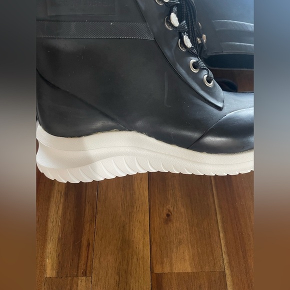 Ilse Jacobsen ankle rain boot black and white - Picture 5 of 9